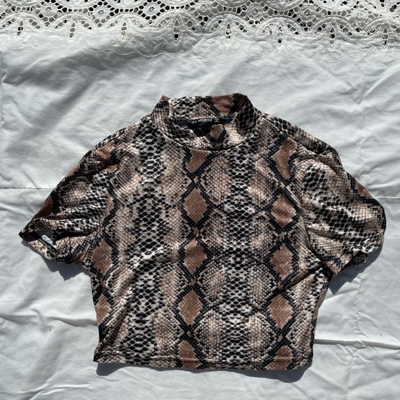 SHEIN Tops - Shein snakeskin patterned top